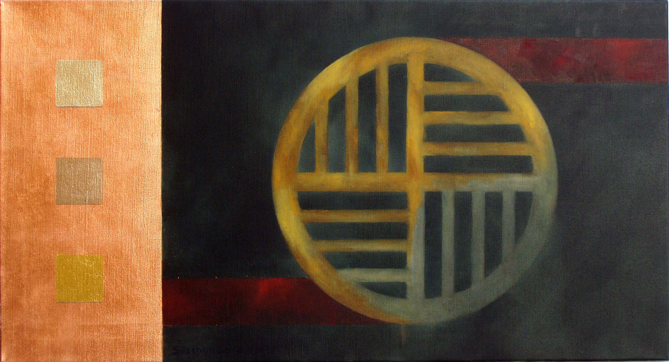 Keskiyn kolme vaihetta 54x100cm