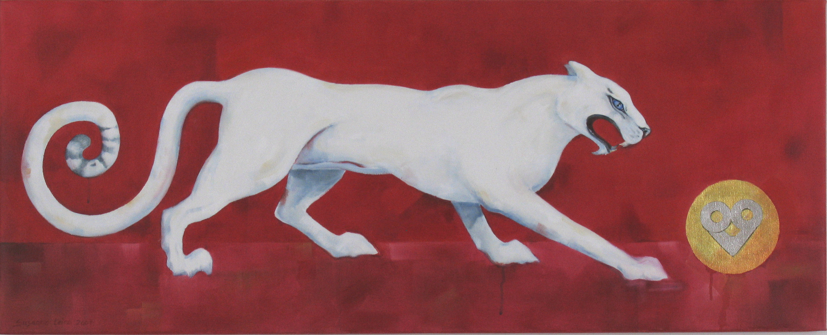 Valkoinen Tiikeri 50x125cm